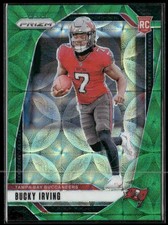 2024 Panini Prizm Bucky Irving #316 Green Scope Prizm /75 RC