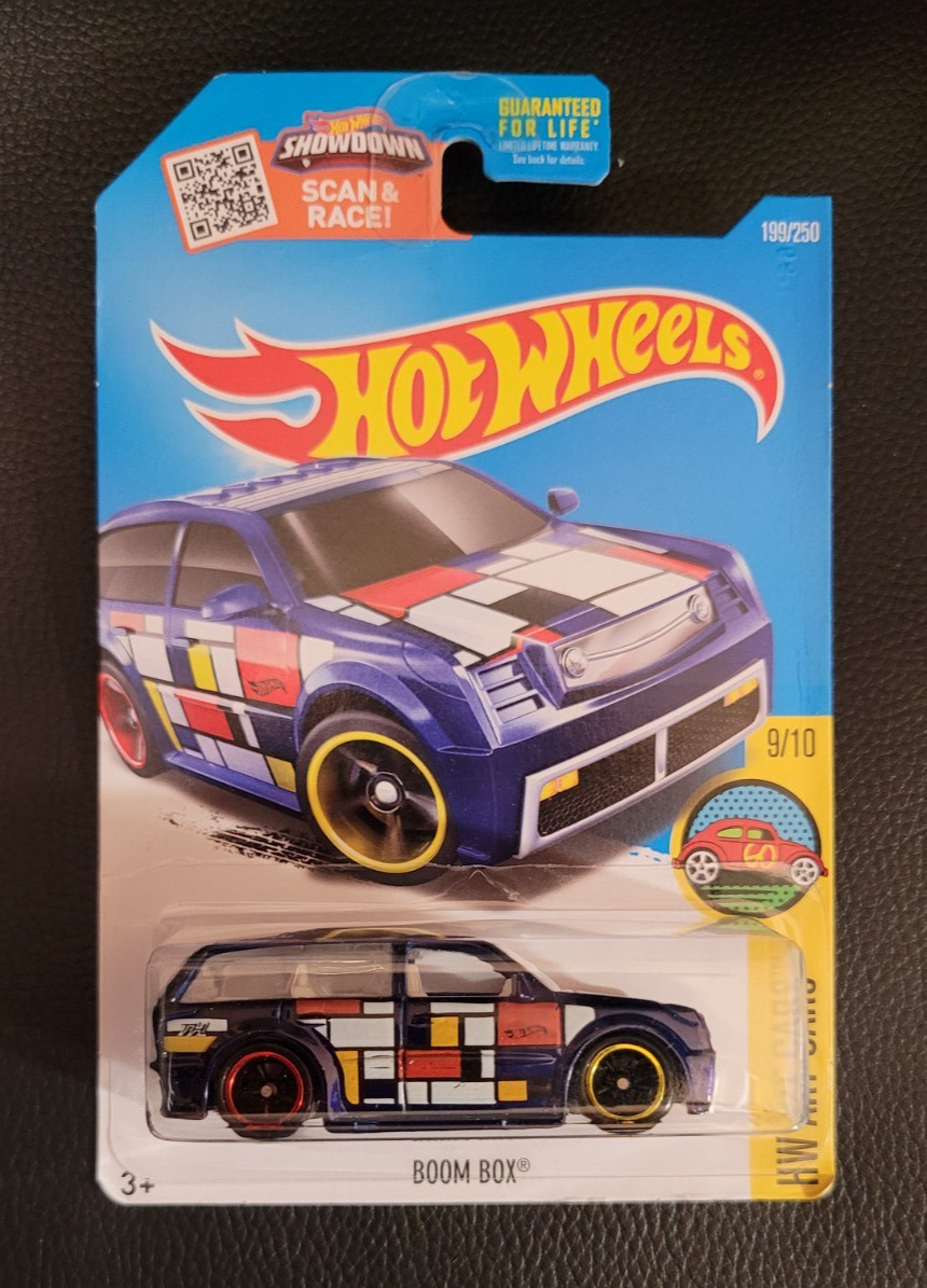 Hot Wheels Super Treasure Hunt Boom Box 2016 Art Cars STH