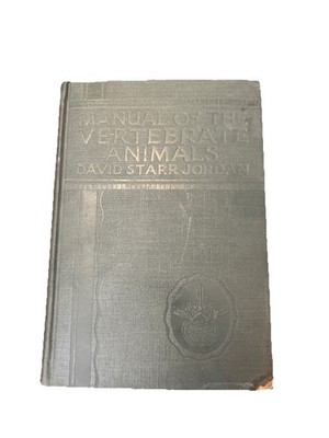 1929 Manual Of The Vertebrate Animals David Starr Jordan 