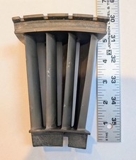 Boeing 727 Titanium Pratt & Whitney Jet JT8D Engine Turbine Blade 4 Vane