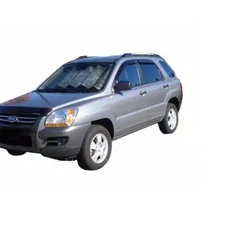 AVS Outside Mount Dark Smoke Ventvisor Window Deflectors for 05-10 Kia Sportage