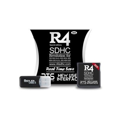 2025 2024 R4 Gold Pro SDHC R4i For DS/3DS/2DS Revolution Cartridge + USB Adapter