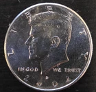 JFK HALF DOLLAR - 2002 D - VERY LOW MINTAGE - NIFC - UNC - FREE SHIPPING
