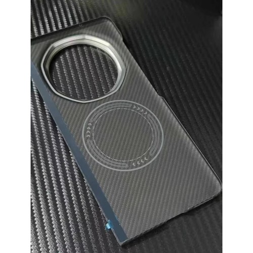 Luxury Real Carbon Fiber 600D Ultra-Thin Magnetic Back Case For Honor Magic V5 - 第 4/7 張圖片