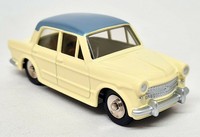 Fiat 1200 Grande Vue Yellow Atlas French Dinky Reproduction Diecast Model Car