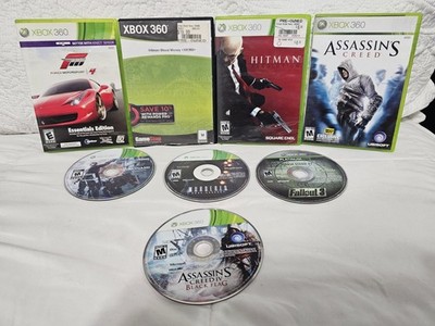 Lot Of 8 Xbox 360: Forza 4 Metal Gear Rising Hitman Assassin's Creed & More!