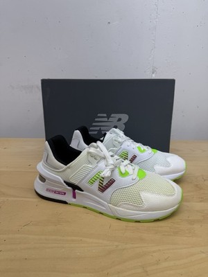 55 New Balance 997S X Kawhi Leonard Shoe White/Berry Lime MS997KL3 Mens 9 D