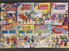 Lote Mixto Biblioteca Archie Digest 8 Jughead/Archie/Betty & Veronica/Risas