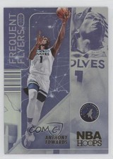 2022-23 Panini NBA Hoops Frequent Flyers Holo Anthony Edwards #1 0r4