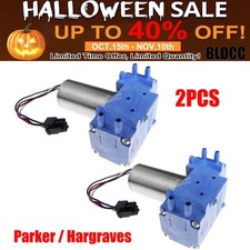 2PCS Parker/Hargraves Brushless DC 12V BLDC Dual-Head Mini Diaphragm Vacuum Pump