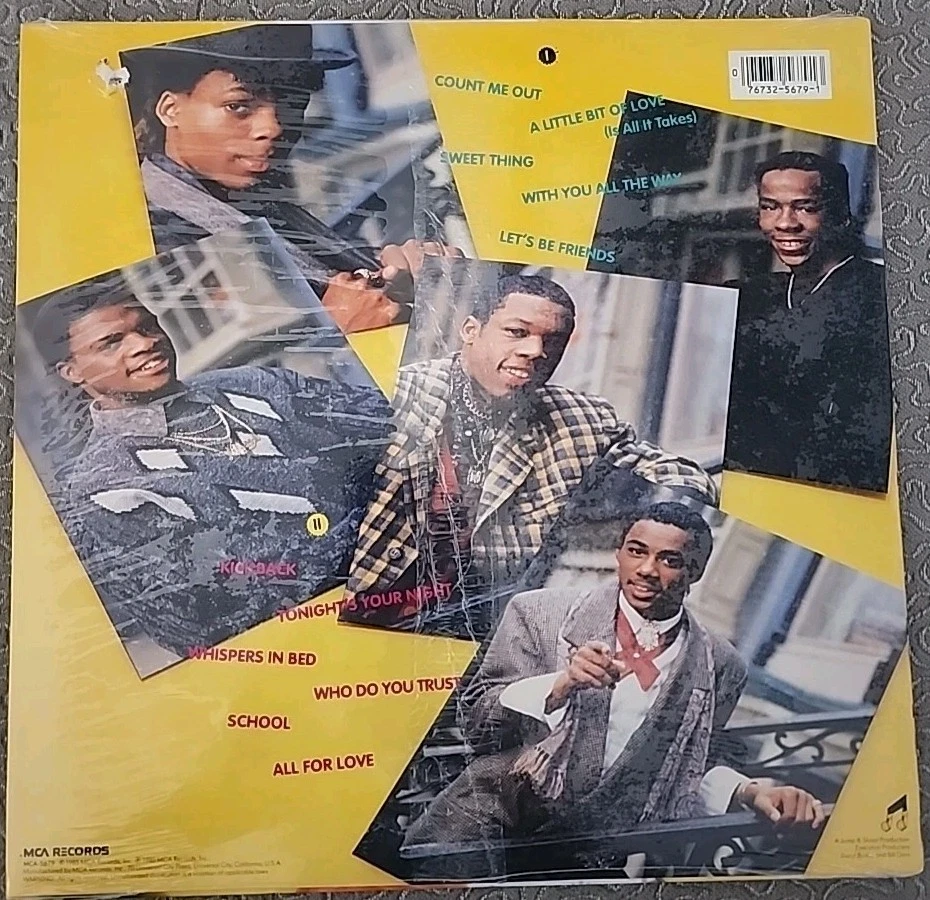 New Edition 1985 Pressing Lp Of All For Love A Sealed Copy Never Been Opened Foto 2 de 4