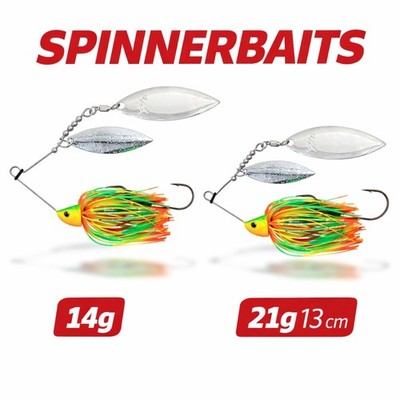 Quantum 4street Spinnerbait firetiger Raubfisch Spinner 13cm Suchköder Hecht