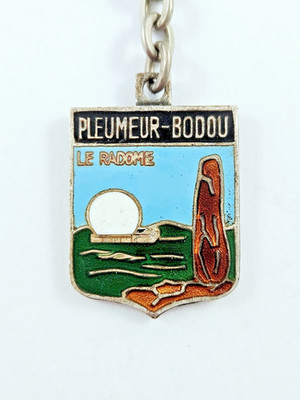 SCHLÜSSELANHÄNGER - Souvenir PLEUMEUR-BODOU Le Radôme - Cité des Télécoms - 60er Jahre