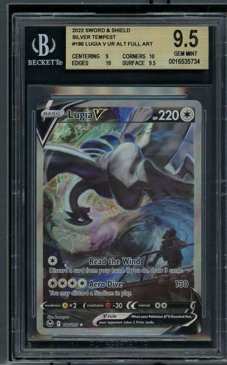 25+ Lugia V 186/195 Swsh12: Sword & Shield - Silver Tempest for