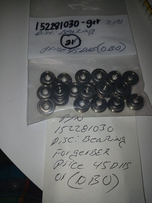 Gerber Cutter Flanged Disc Bearing P/N 152281030 Replacement