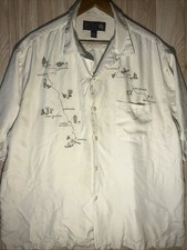 Vintage Nat Nast Men  s XL Silk In Search Of Perfect Margarita Button Up Limited