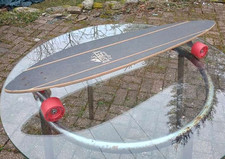 42" Longboard - D Street - Good Condition - Rolls Well - Black & Red