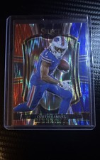 2025 Panini Select - Premier Level Curtis Samuel #184 Red & Blue Shock Prizm