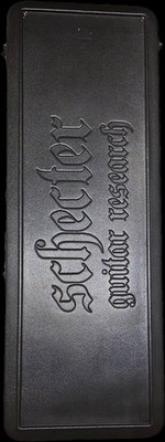 Schecter Hard Case Black Plastic Fabric for Electric Guitar Single Capacity