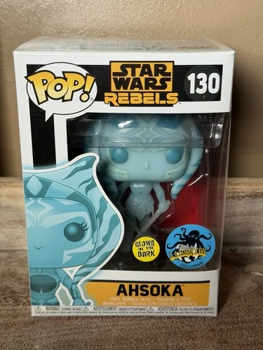 Funko POP! - AHSOKA #130 - Star Wars Rebels LA Comic Con Glows in the Dark
