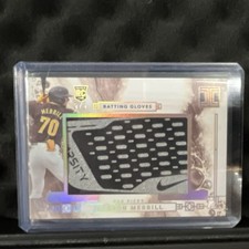Panini Impeccable Rookie Jackson Merrill Batting Gloves /5 JP-31 Padres