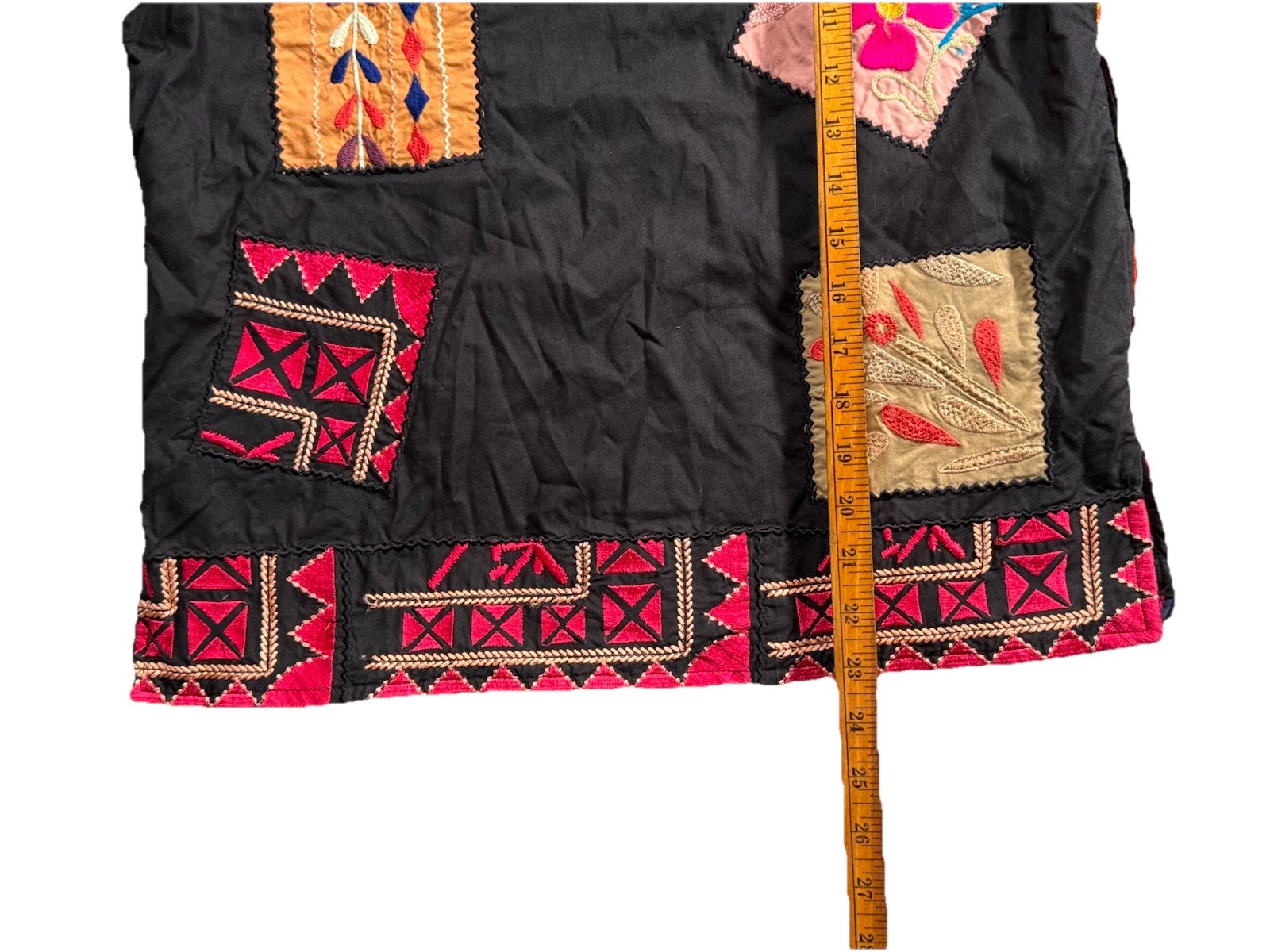 aniü by natural Patchwork Embroidered Jacket Blac… - image 5