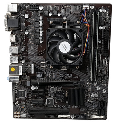 Gigabyte GA-A320M-HD2 A8-9600 CPU 8GB DDR4 (2 x 4GB) AM4 Mainboard Bundle
