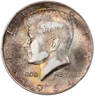 1964 Toned Kennedy Half Dollar NGC MS 66 See Video Toning Silver Coin 50C