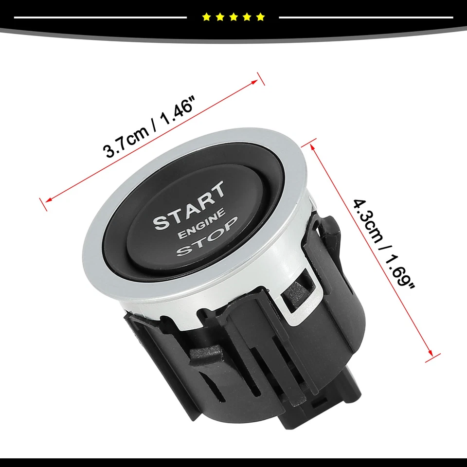 Pieza de 1 interruptor de parada de arranque botón de encendido sin llave para Land Rover Range Rover Foto 2 de 4