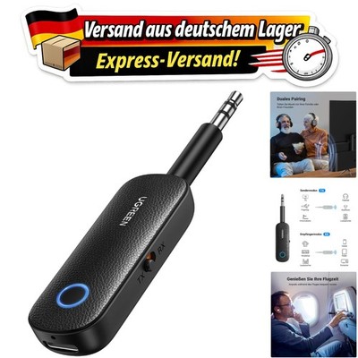 Bluetooth Adapter für Kopfhörer   3,5 mm Transmitter, Dual Pairing verfügbar