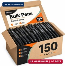 Sooez 150 Pack Bulk Pens Ballpoint, Smooth Wr...