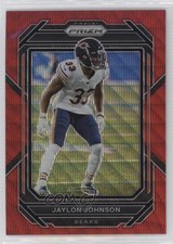 2022 Panini Prizm Red Wave Prizm 134/149 Jaylon Johnson #53 13c4