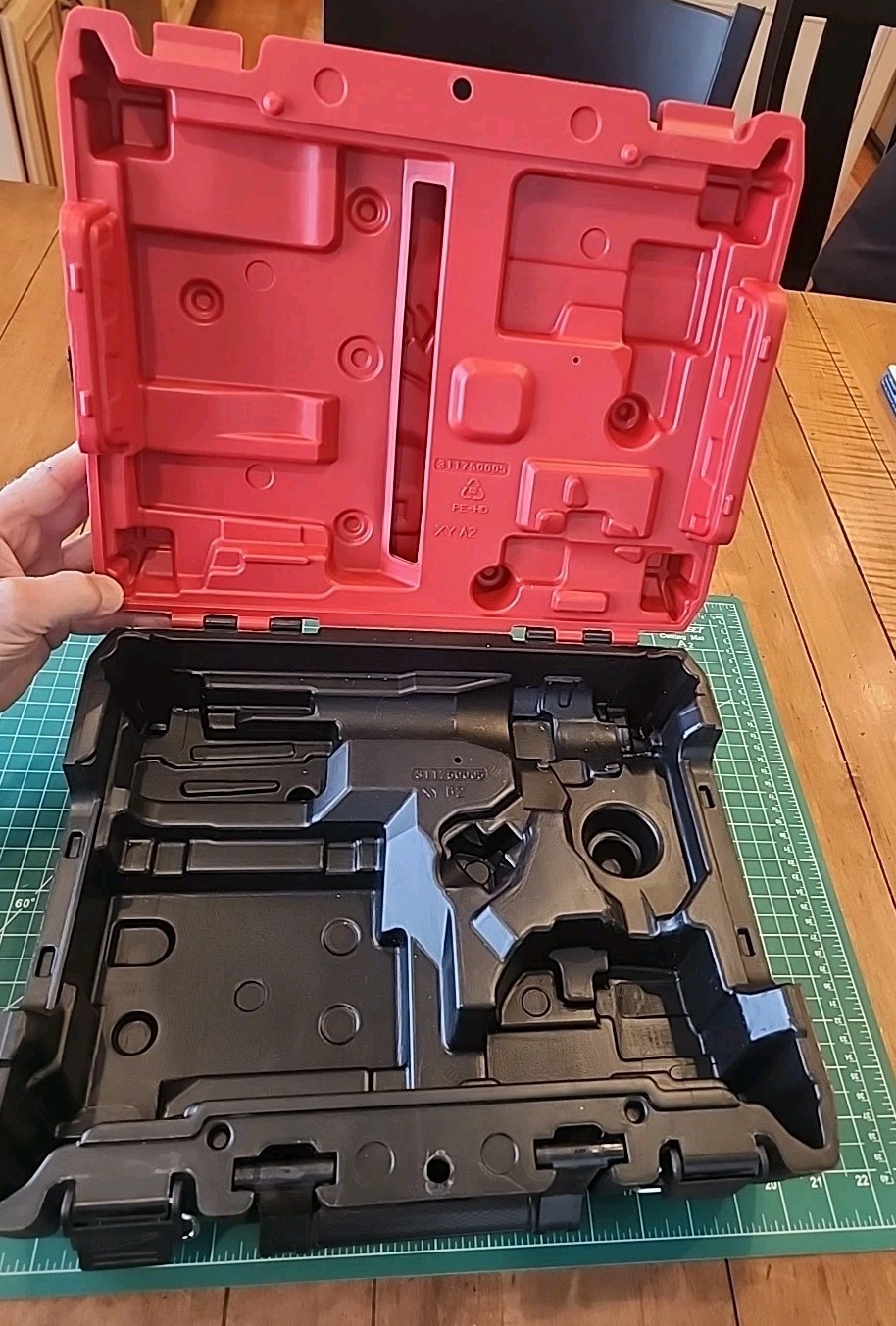 Milwaukee Hard CASE ONLY M18 Fuel ¼" Hex Driver Impact Driver Kit # 2853-22 ~ !