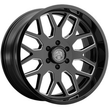Thret Off-road 901 Monarch 20x10 6x5.5 -21mm Blackmilled Wheel Rim 20 Inch Thret Off-road 901 Monarch 20x10 6x5.5 -21mm Blackmilled Wheel Rim 20 Inch