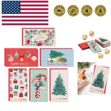 Christmas Money Cards with Envelopes for Teens and Adults. 24 Christmas Decor...