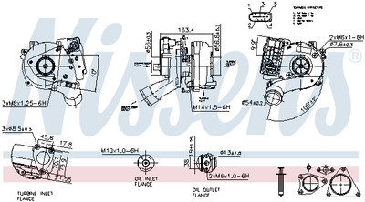 NISSENS 93501 Lader, Aufladung für AUDI