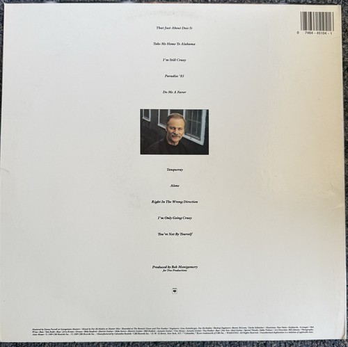 VERN GOSDIN - ALONE LP OG Press 1989 COUNTRY VINYL LP COLUMBIA 7464-45104-1 NM- - Picture 2 of 4