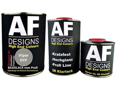 FÜR Viper DYF Platinum Beige Metallic 2,5L Autolack Set Klarlack Härter