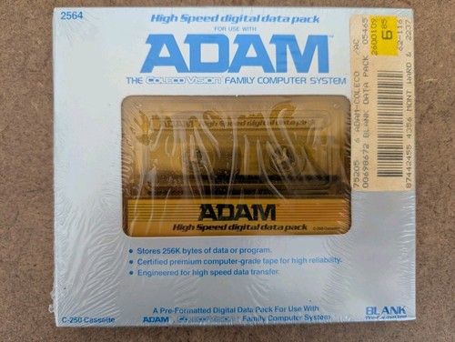 Lot 2 Coleco ADAM Computer System High Speed Digital Data Blank Tape C-250 NOS - Afbeelding 2 van 5