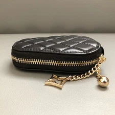 Genuine Leather Zip Around Wallet Credit Card ID Holder Cute Coin Purse Outdoor