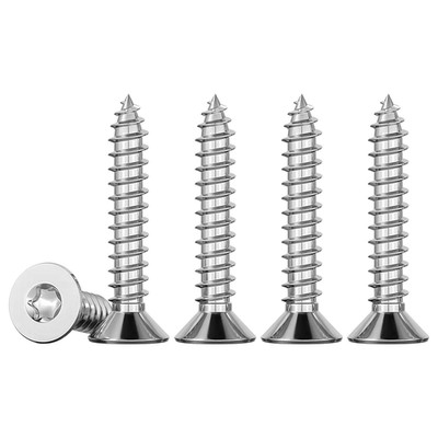 50 Stück Holzschrauben Edelstahl 3x25 mm Torx Schrauben Aus Rostfrei A2 V2A Voll