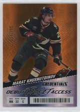 2024 Credentials Debut Ticket Access Orange 11/199 Marat Khusnutdinov #125 1r1g