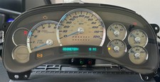 2005-2007 Silverado Sierra Gmt800 Custom Gauge Cluster Us Speedo Blue Led 2005-2007 Silverado Sierra Gmt800 Custom Gauge Cluster Us Speedo Blue Led