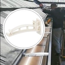 PVC Roof Gutter Hanger Support Bracket Flexible Gutter Extension Adapter High