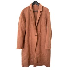 UNIQLO Double Face Wool Blend Cocoon Coat Beige Medium