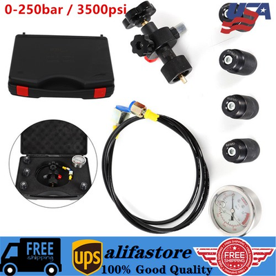 #ad Hydraulic Accumulator Nitrogen charging Filling Kit Gas Valve test Set TOP $84.74