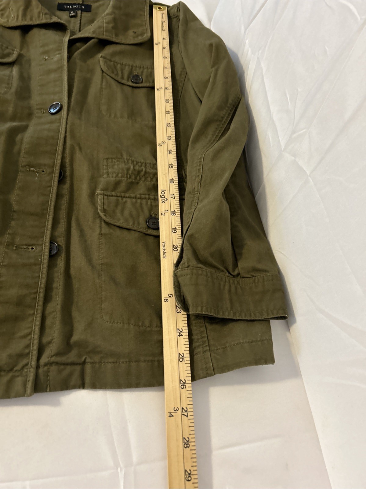 Talbot’s  Utility Jacket With Drawstring Safari G… - image 9