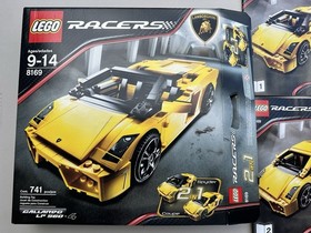 LEGO Racers Lamborghini Spyder 2in1 Coupe 8169 Ages 9-14