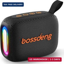 Portable Waterproof Bluetooth Speaker IPX5 for Outdoor,HD Sound All-Day Playtime