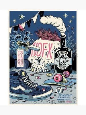 NOFX Final Tour Poster Punk In Drublic World Tour 2026